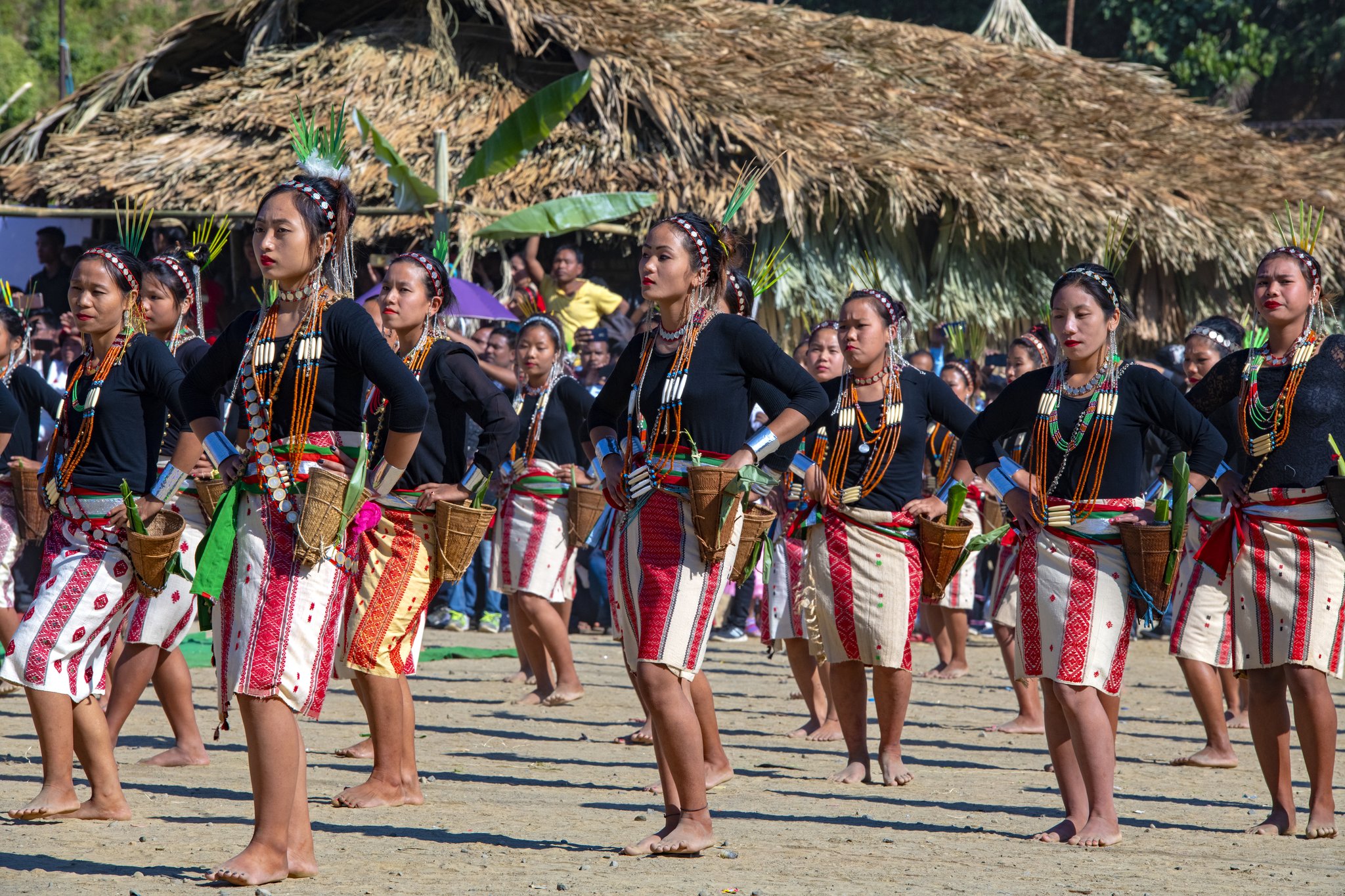 Nocte and Tirap tribal cultural display